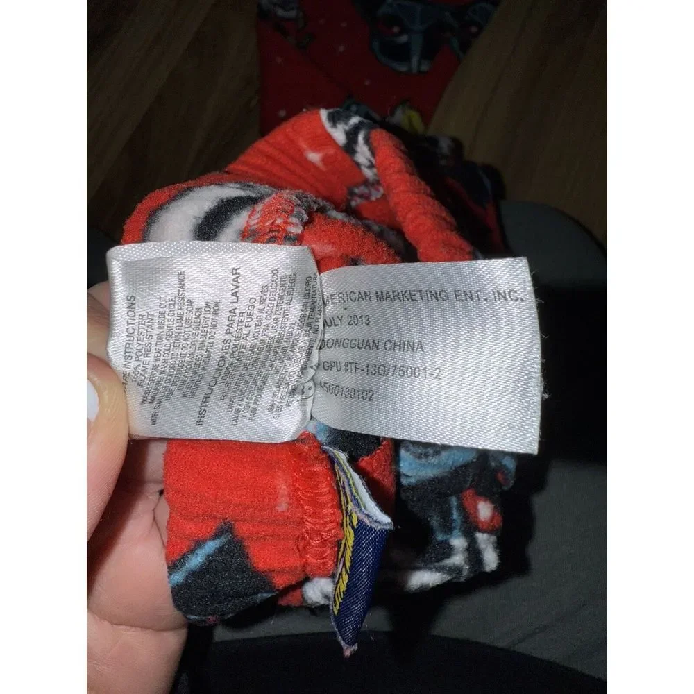 Spider-Man‎ Sonic Sega Angry Birds Boy's Fleece One Piece pajama Sz 6/7 PJ Pants